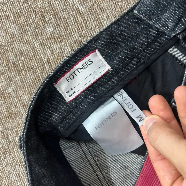 [BUNJANG] Portners Two-Tuck Wide Denim Pants - M / 포트너스 투턱 와이드 데님 팬츠 M
