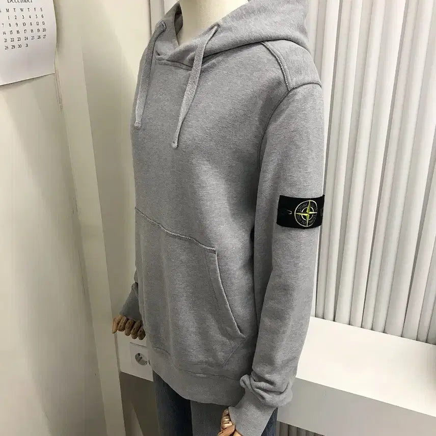 [BUNJANG] Stone Island Gray Hoodie / 스톤아일랜드 그레이 후드티