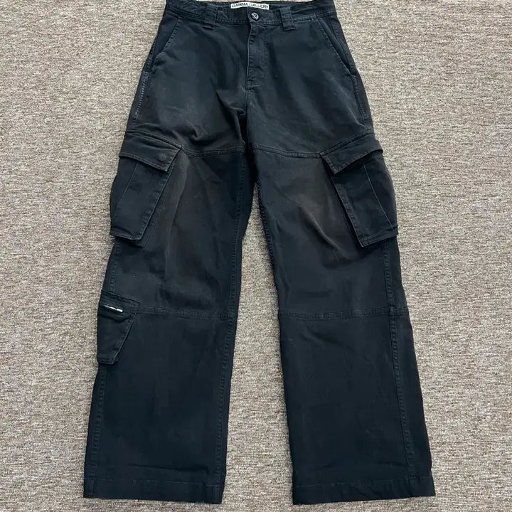[BUNJANG] Gamma Gallery Black Cargo Pants S / 감마갤러리 블랙 카고 팬츠 S
