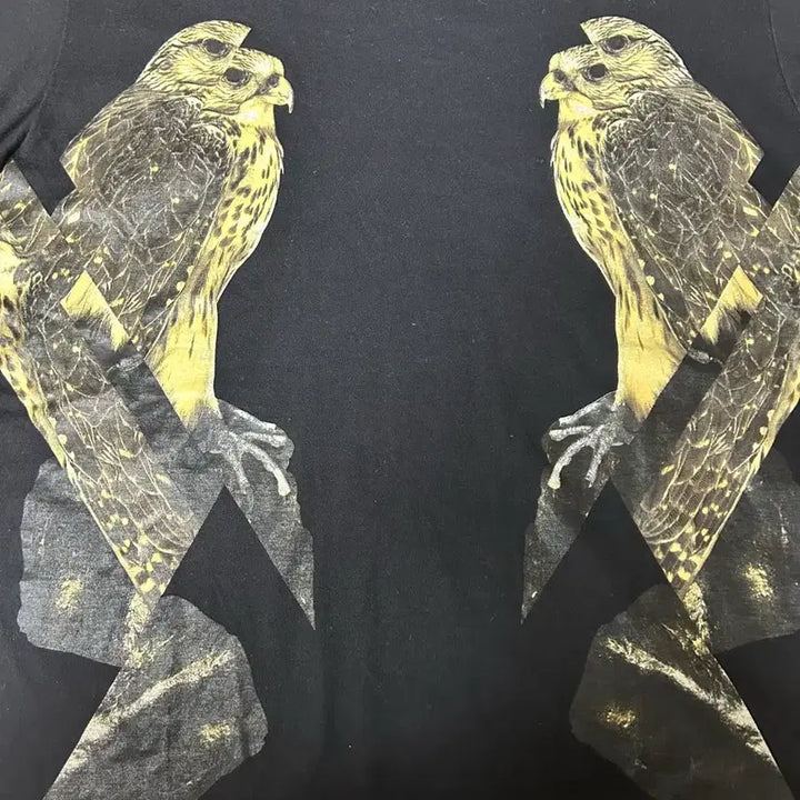[BUNJANG] Neil Barrett Twin Eagle Printed Short Sleeve T-Shirt / 닐바렛 트윈이글 프린팅 반팔 티셔츠