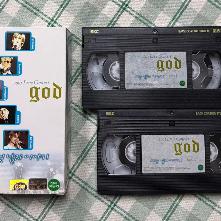 [BUNJANG] g.o.d 2001 Live Concert Video Tape Set / 지오디 (god) 2001 Live Concert 비디오테이프 세트