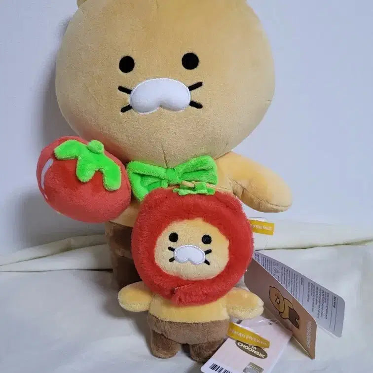 [SOLD OUT] 카카오프렌즈 춘식이 인형 키링 토마토 세트