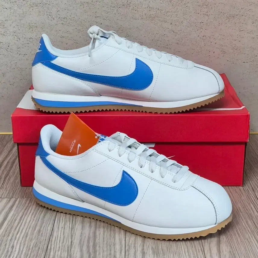 [BUNJANG] Nike Cortez Leather Black Yellow / 나이키 코르테즈 레더 세일 검 옐로우 275