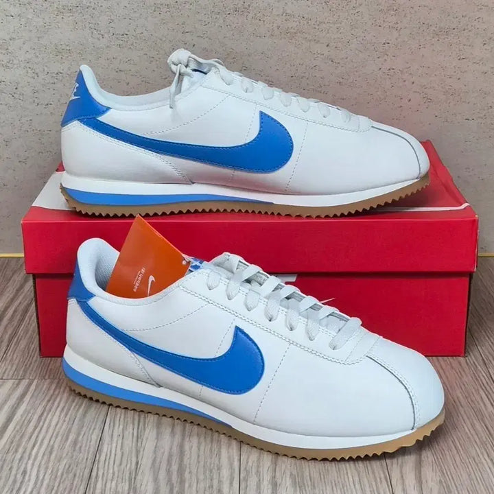 [BUNJANG] Nike Cortez Leather Black Yellow / 나이키 코르테즈 레더 세일 검 옐로우 275