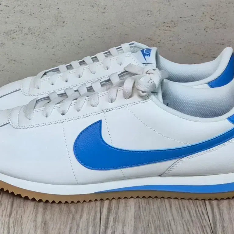 [BUNJANG] Nike Cortez Leather Black Yellow / 나이키 코르테즈 레더 세일 검 옐로우 275