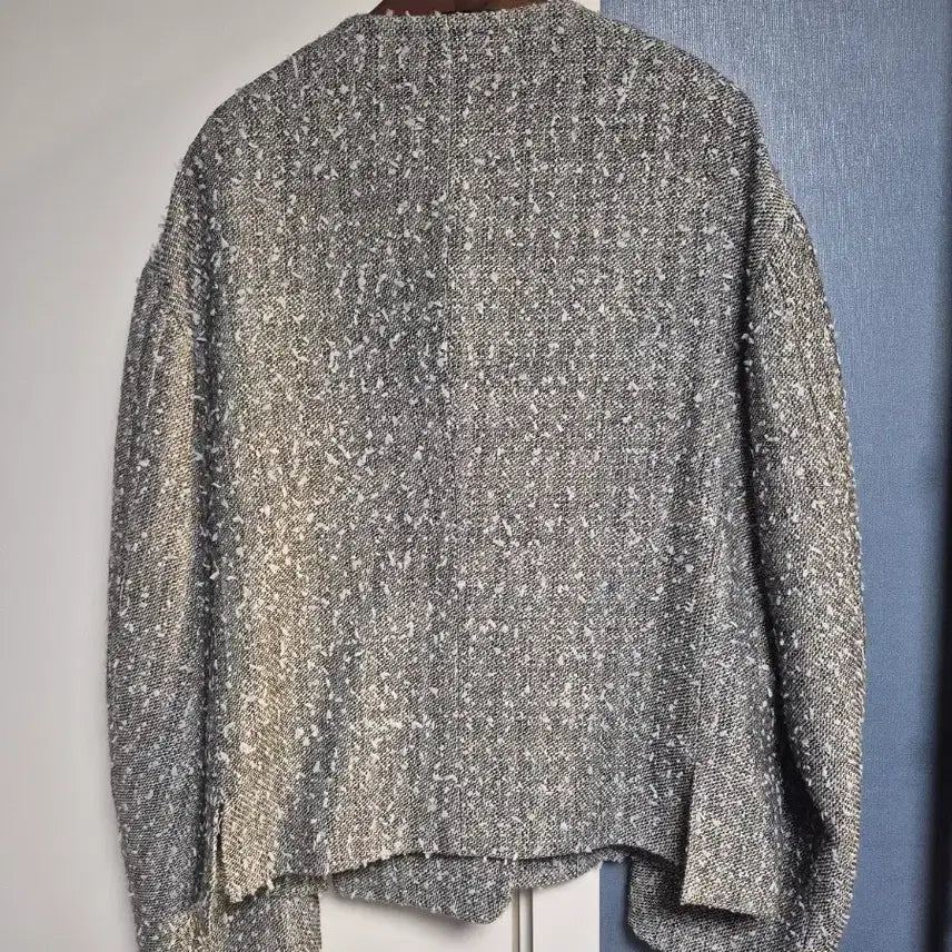 [BUNJANG] Songzio 25ss Collection Tweed Jacket / 25ss 송지오 컬렉션 라운드넥 코툰 트위드 자켓