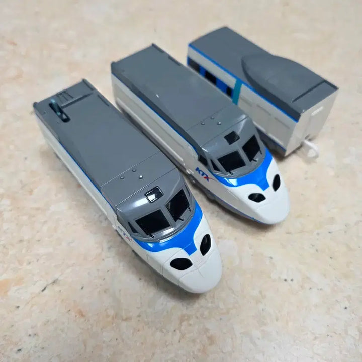 [BUNJANG] Takara Tomy KTX Train 3-Car Set / 프라레일 KTX기차3량 단종제품 토미카 신칸센 타카라토미 프라모델기차놀이