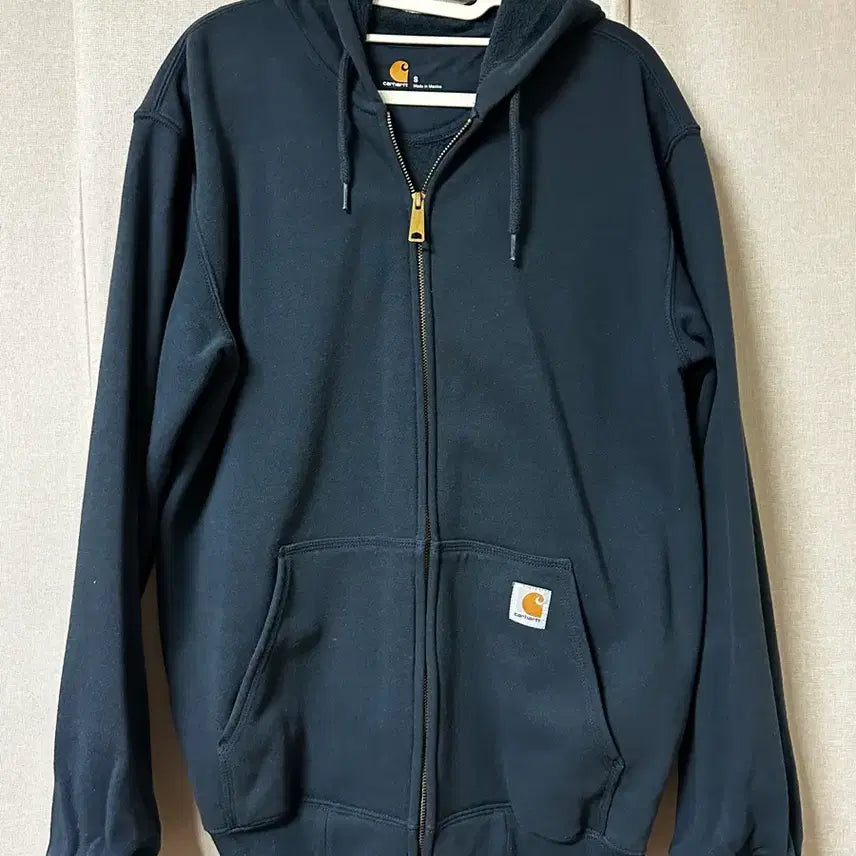 [SOLD OUT] 칼하트 미드웨이트 후드집업 네이비 s