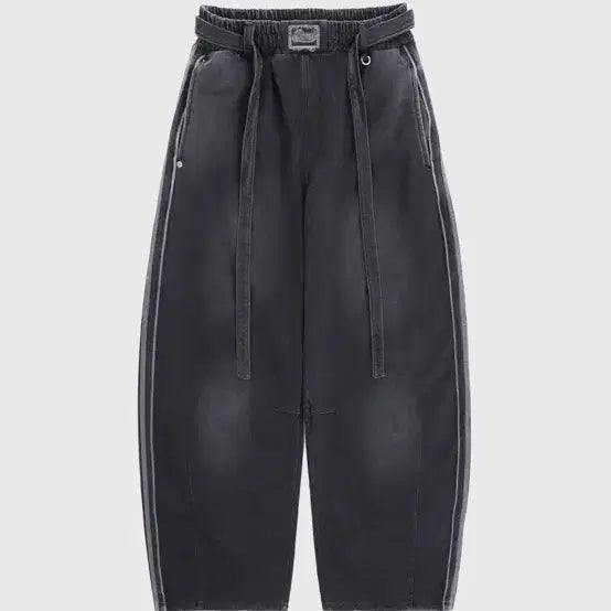 [BUNJANG] Billy Washed Denim Sweatpants / 빌리 워시드 데님 스웻팬츠