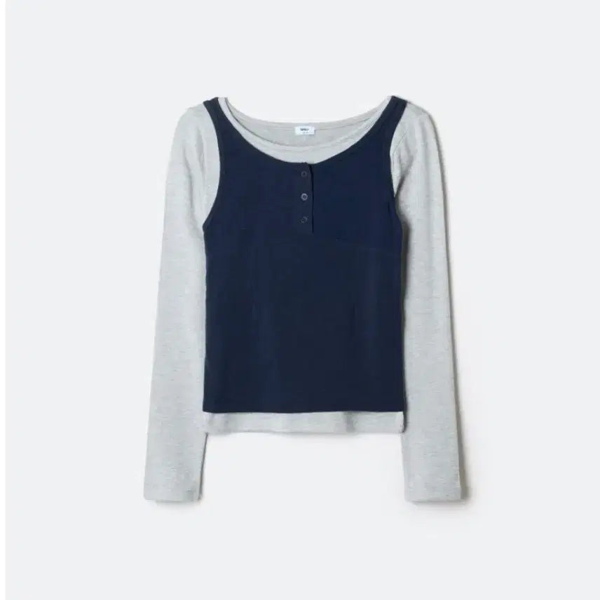 [BUNJANG] SPAO Layered Long Sleeve T-shirt M / 원가4만 착용1회)) 스파오 레이어드 긴팔티 M