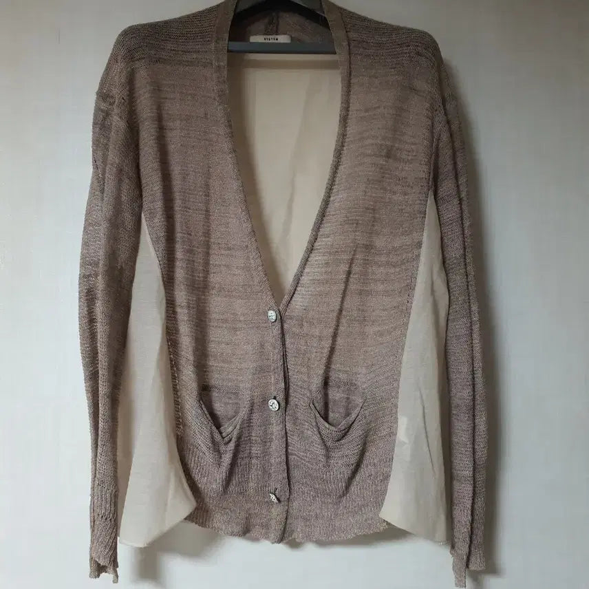 [SOLD OUT] SYSTEM 시스템 여름 마 가디건 여성용