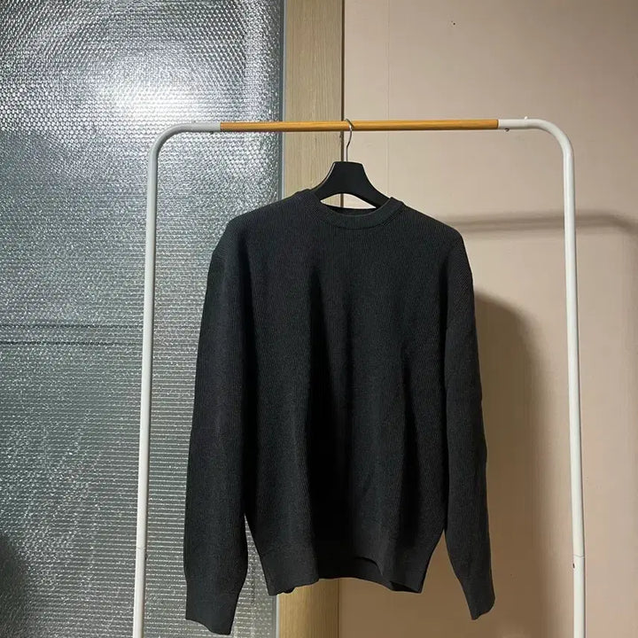 [BUNJANG] In the Row Cotton Rib Knit Crewneck / [2색상] 인더로우 cotton rib knit crewneck 3