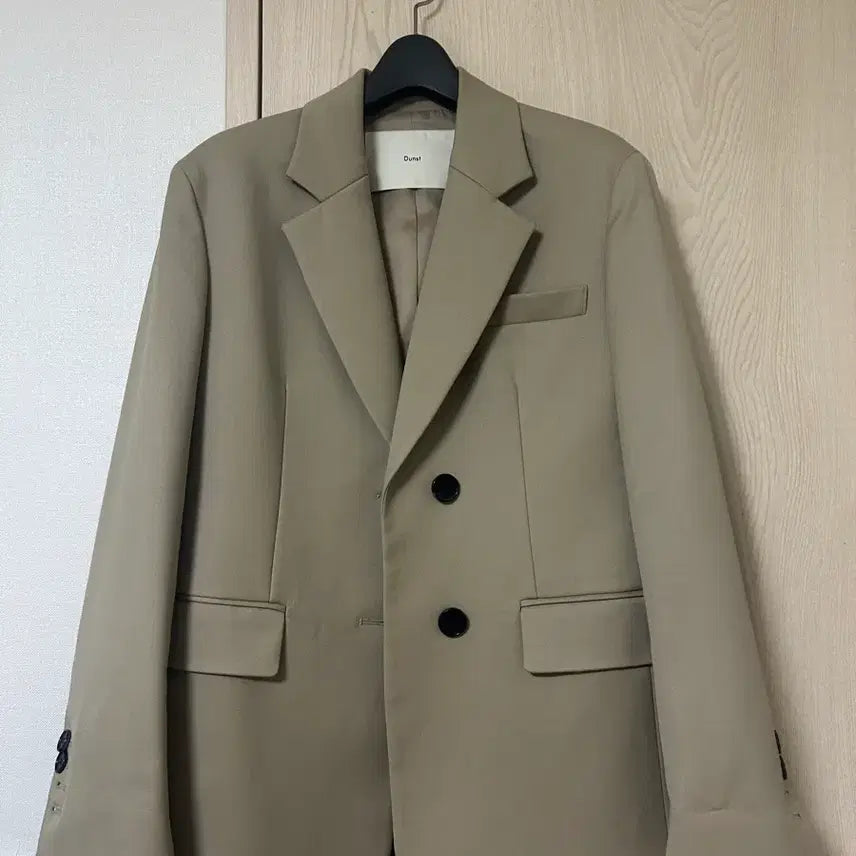 [BUNJANG] Dunst Essential 2 Button Wool Blazer / Dunst 던스트 베이지 자켓 (ESSENTIAL 2 BUTTON)