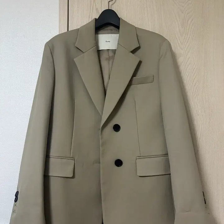 [BUNJANG] Dunst Essential 2 Button Wool Blazer / Dunst 던스트 베이지 자켓 (ESSENTIAL 2 BUTTON)