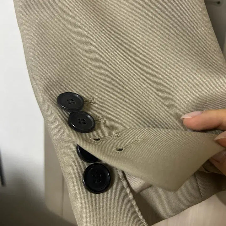 [BUNJANG] Dunst Essential 2 Button Wool Blazer / Dunst 던스트 베이지 자켓 (ESSENTIAL 2 BUTTON)