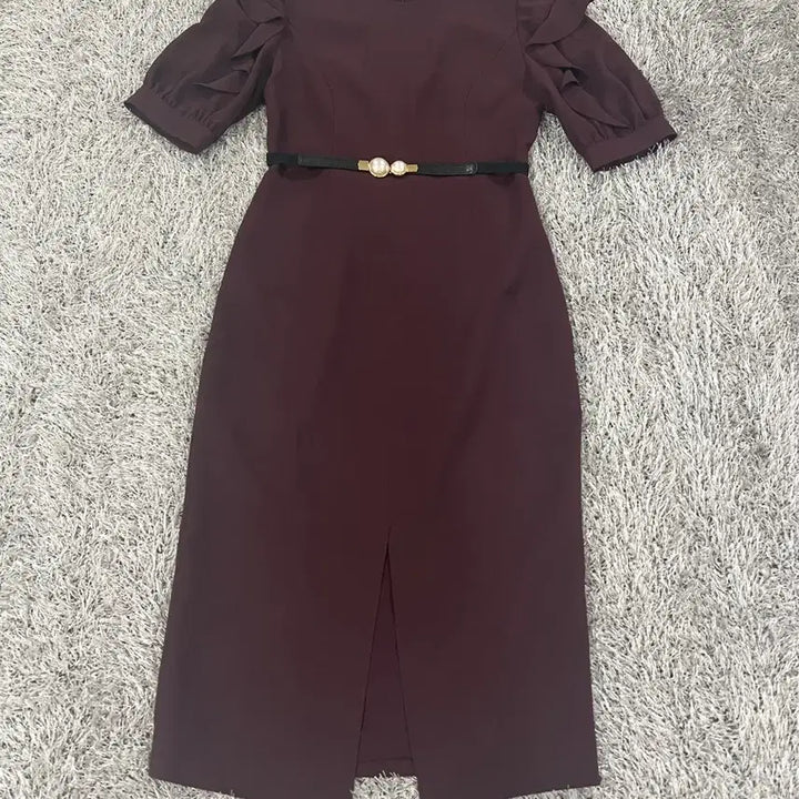 [BUNJANG] MOJO.S.PHINE Frill Puff Long Dress / 정품 모조에스핀(MOJO.S.PHINE) 프릴 퍼프 롱원피스 하객룩