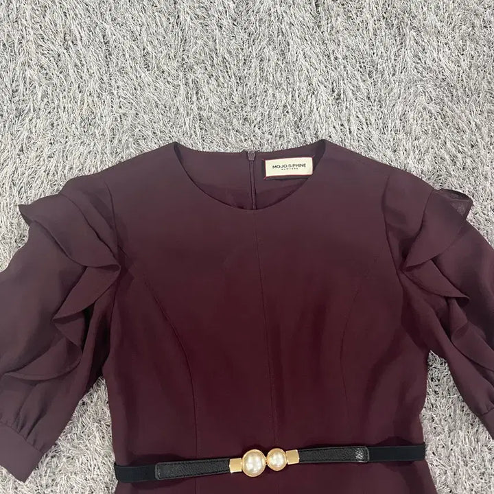 [BUNJANG] MOJO.S.PHINE Frill Puff Long Dress / 정품 모조에스핀(MOJO.S.PHINE) 프릴 퍼프 롱원피스 하객룩