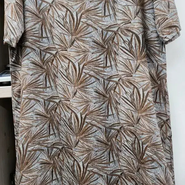 [BUNJANG] Patterned Rayon Long Dress / 가격내림)패턴 인견 롱 원피스 L