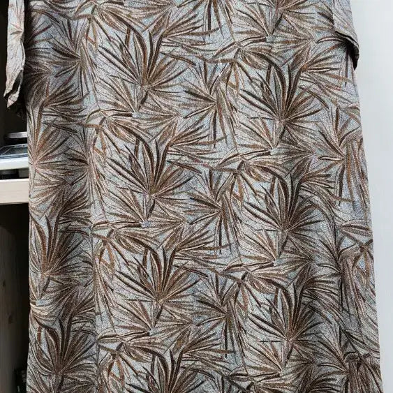 [BUNJANG] Patterned Rayon Long Dress / 가격내림)패턴 인견 롱 원피스 L