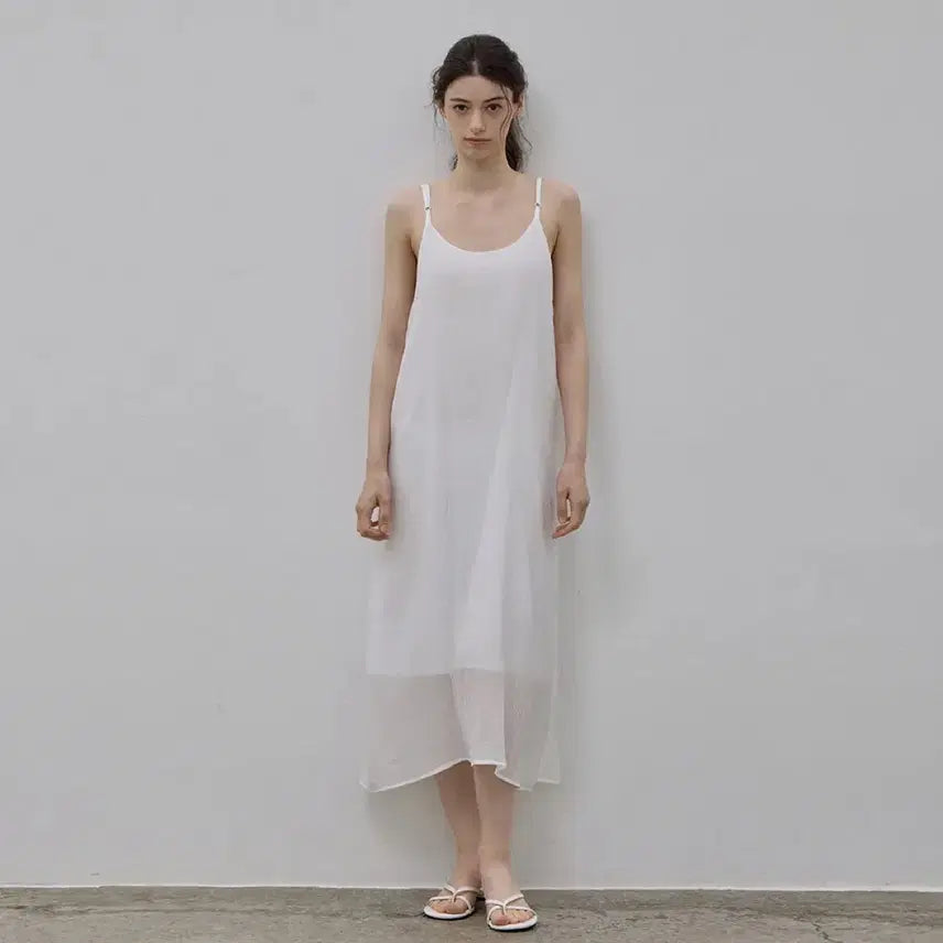 [BUNJANG] Le Studio Cooling Shirt + Slip Dress Set / 르 스튜디오 COOLING SHIRT + SLIP DRESS SET