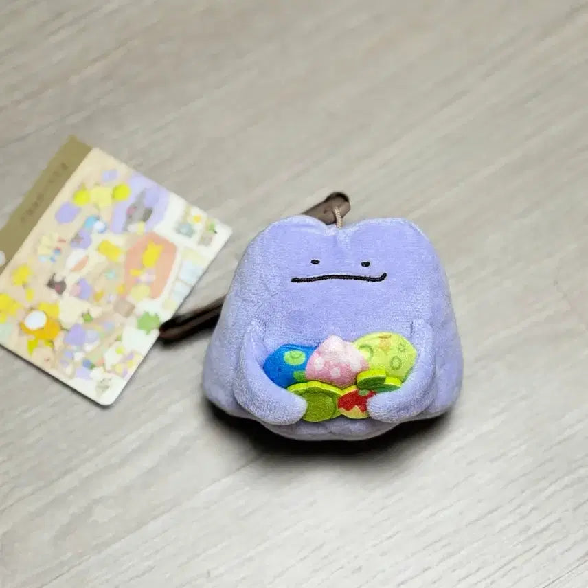 [BUNJANG] Pokemon Metamon Mascot Doll Keychain / 포켓몬스터 포켓몬샵 메타몽 마스코트 인형 키링