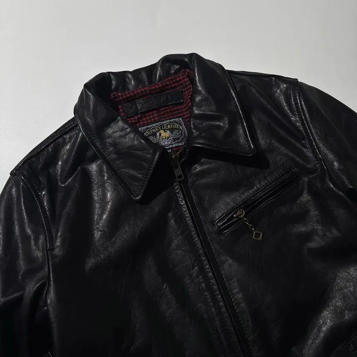 [SOLD OUT] [S] Curphey Leather 홀스하이드 레더 싱글 자켓