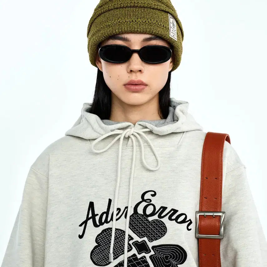 [BUNJANG] Ader Error TEVER LOGO Hoodie &amp; Sweatshorts Set Oatmeal / (마지막 인하) 아더에러 TEVER LOGO 스웻 셋업