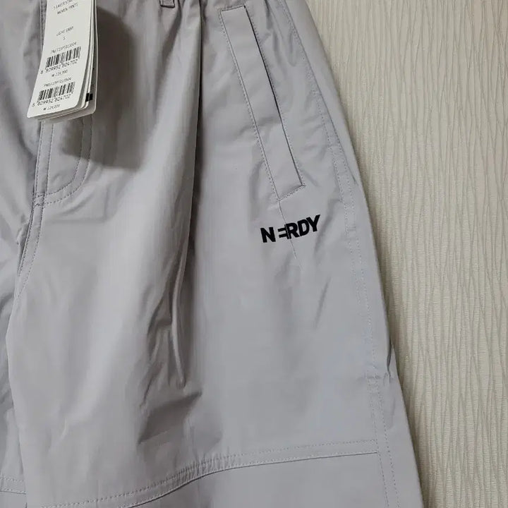[BUNJANG] Nerdy Gray Wide Training Pants (Unisex) / (새것)널디 회색 트레이닝 와이드 팬츠(남여공용)