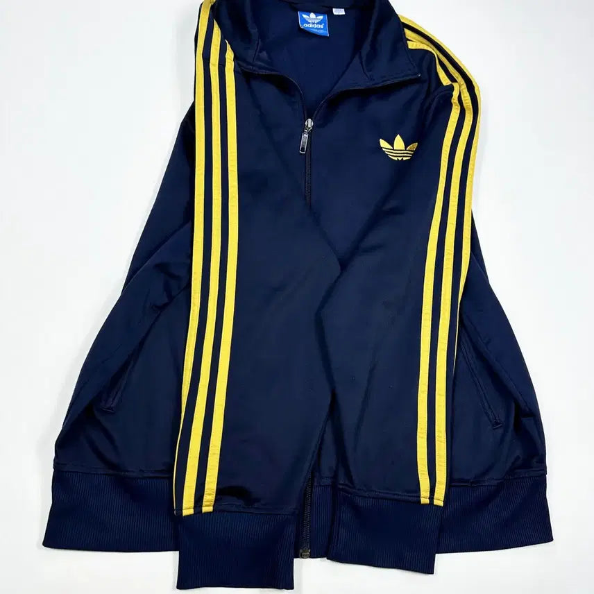 [SOLD OUT] (XL) 아디다스 오리지널 구형 파이어버드 져지 네이비 옐로우