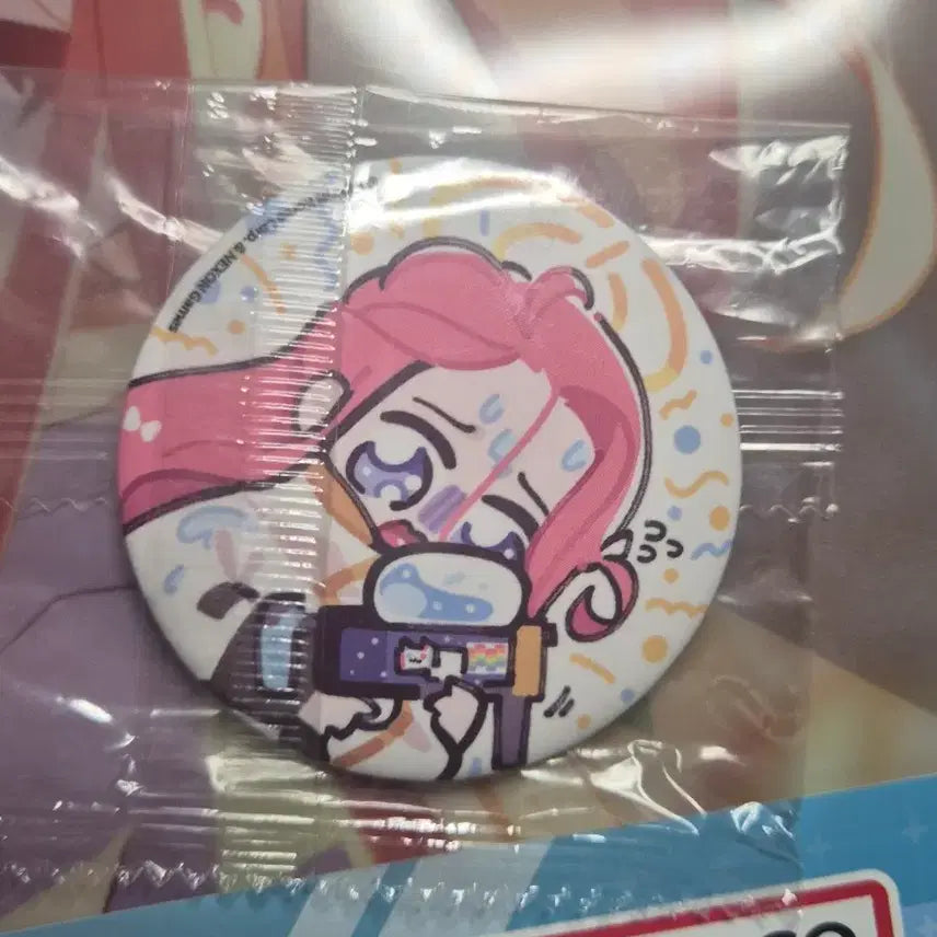 [BUNJANG] Blue Archive Hanako Hanao Bundle Set Can Badge &amp; Clear Poster / 블루아카이브 하나오카 유즈 굿즈 일괄 캔뱃지 클리어포스터 제일복권