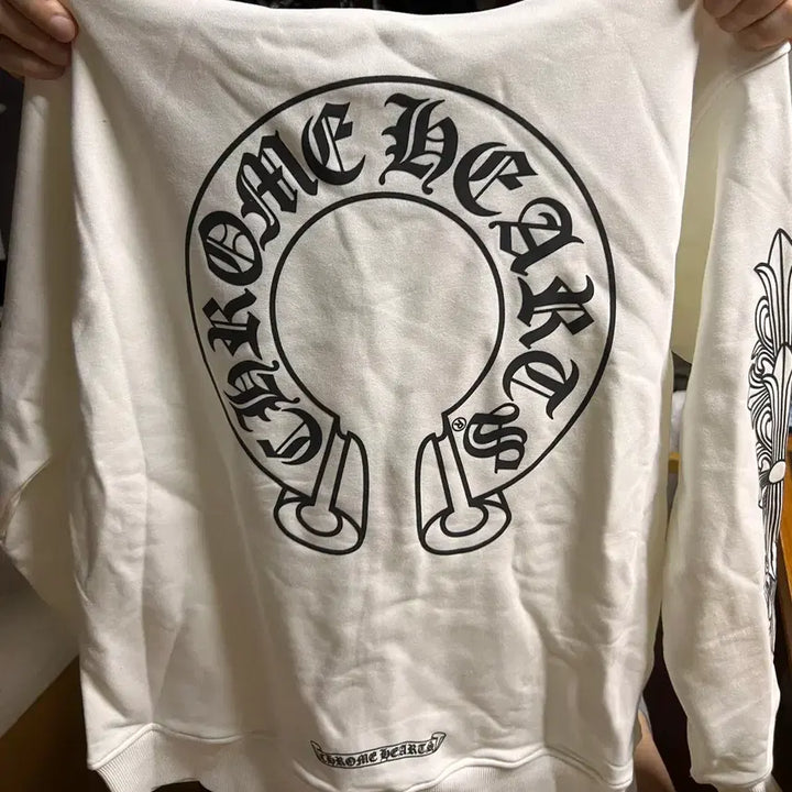 [BUNJANG] Chrome Hearts White Hoodie S / 크롬하츠 후드티 화이트 s