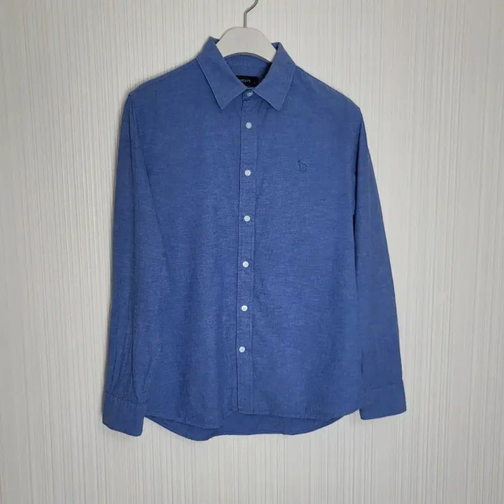 [SOLD OUT] 100_헤지스 셔츠 코튼린넨 블루