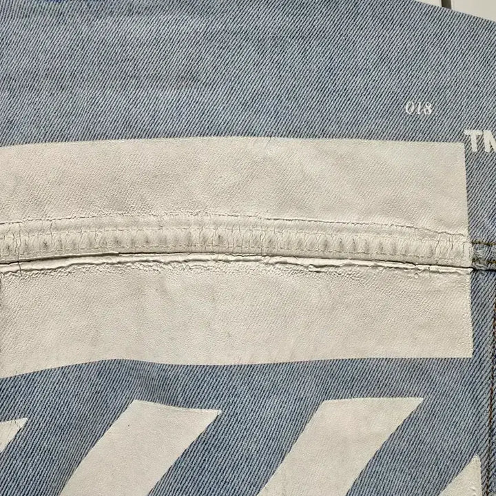 [BUNJANG] Off-White Denim Jacket / 오프화이트 데님 자켓