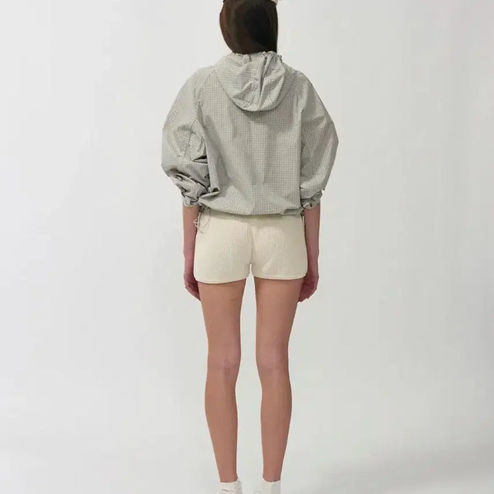 [BUNJANG] Nothing Written Castel Hood Anorak Check / 낫띵리튼 카스텔 후드 아노락 체크