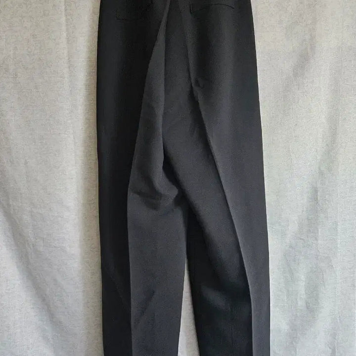 [BUNJANG] Black Pin Tuck Slacks / 핀턱주름 블랙 슬렉스