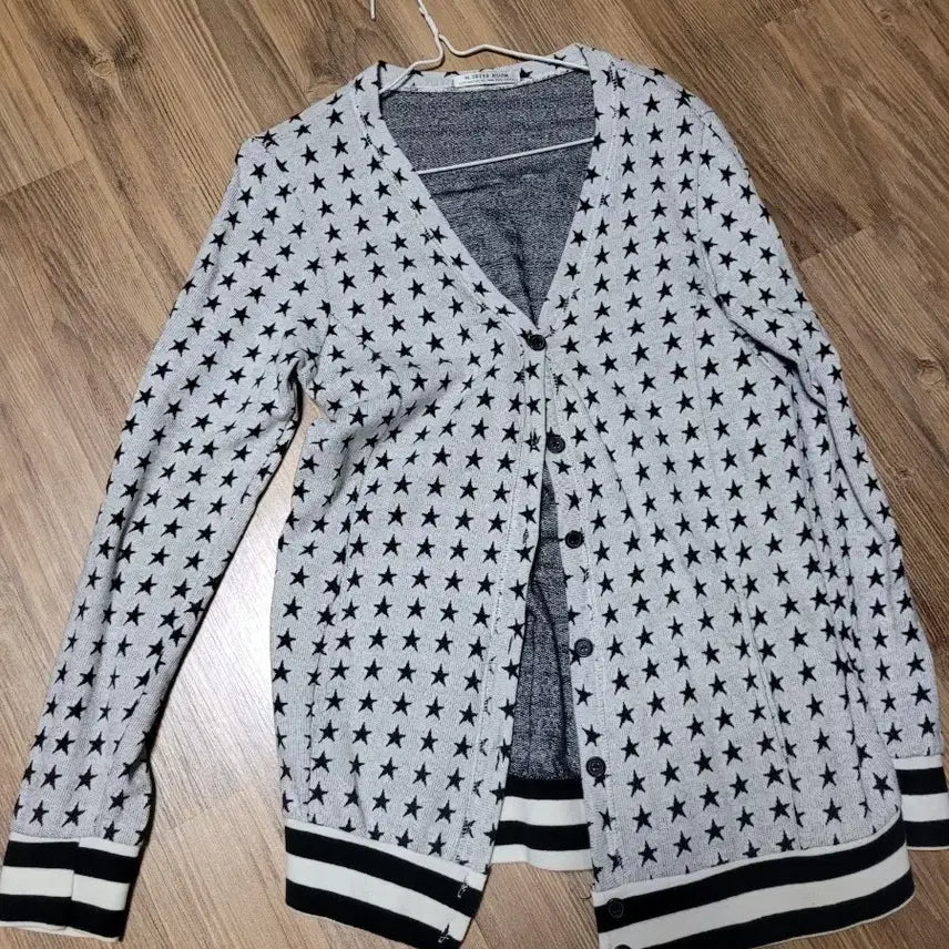 [BUNJANG] Y2K Star Pattern Cardigan / y2k 귀여운 별 가디건