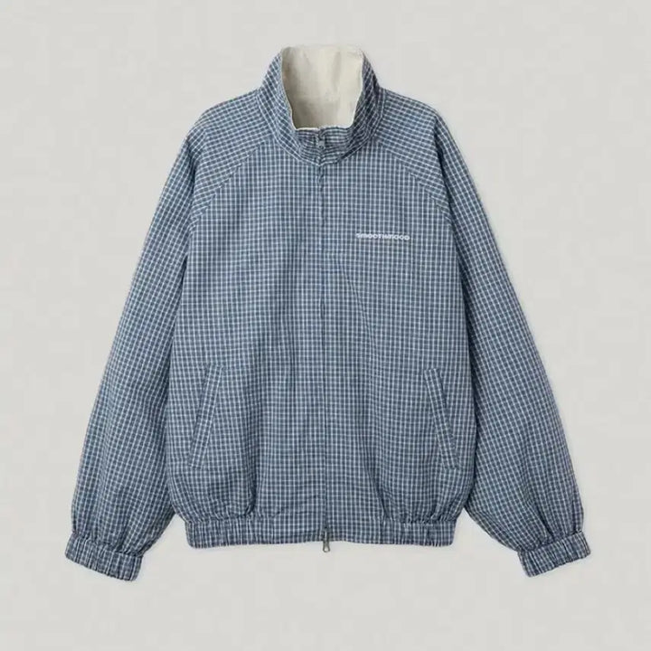 [BUNJANG] Smooth Mood Reversible Jacket - Blue / 스무드무드 더비 리버서블 자켓 블루