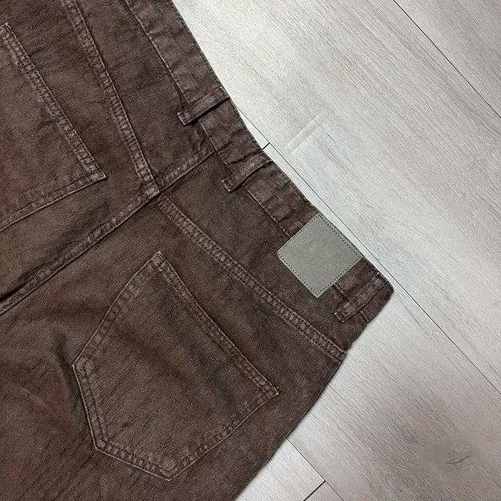 [SOLD OUT] [31] 25fw 자라 워싱 프린트 배기핏 팬츠 브라운