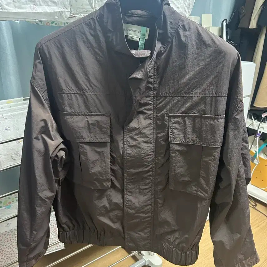 [BUNJANG] LafargeStore Windcell Big Pocket Crop Jacket &amp; Parachute Pants (M) / 라퍼지스토어 윈드셀 빅포켓 크롭자켓&amp;파라슈트 팬츠 (M)