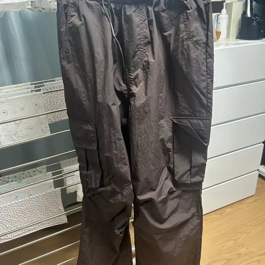 [BUNJANG] LafargeStore Windcell Big Pocket Crop Jacket &amp; Parachute Pants (M) / 라퍼지스토어 윈드셀 빅포켓 크롭자켓&amp;파라슈트 팬츠 (M)