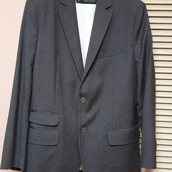 [BUNJANG] Dsquared2 Pinstripe Suit / [명품/새상품] 디스퀘어드2 핀스트라이프 수트 (얇은 춘추용/48사이즈)