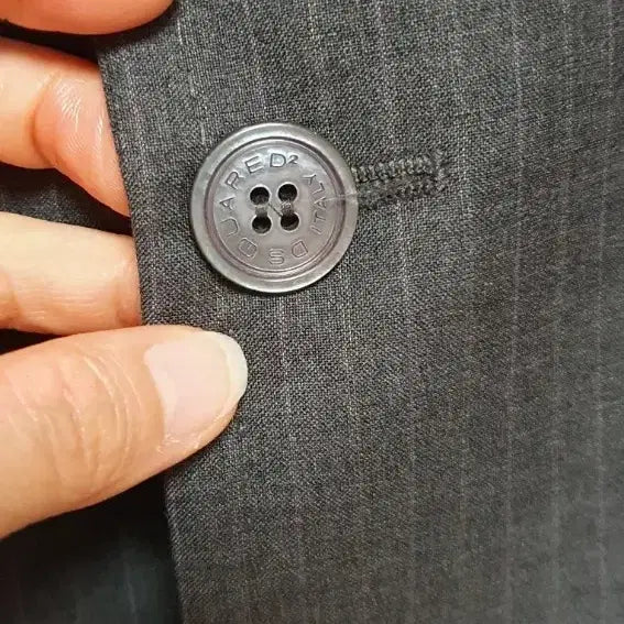 [BUNJANG] Dsquared2 Pinstripe Suit / [명품/새상품] 디스퀘어드2 핀스트라이프 수트 (얇은 춘추용/48사이즈)