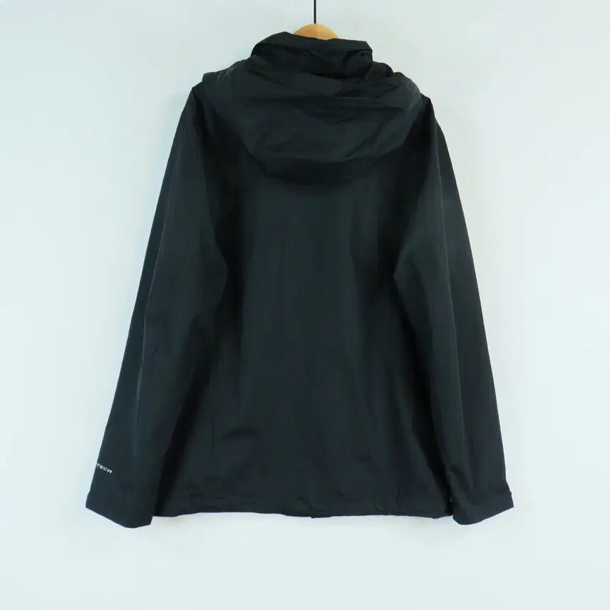 [SOLD OUT] Columbia 블랙 바람막이 자켓 후드 아웃도어 95 M