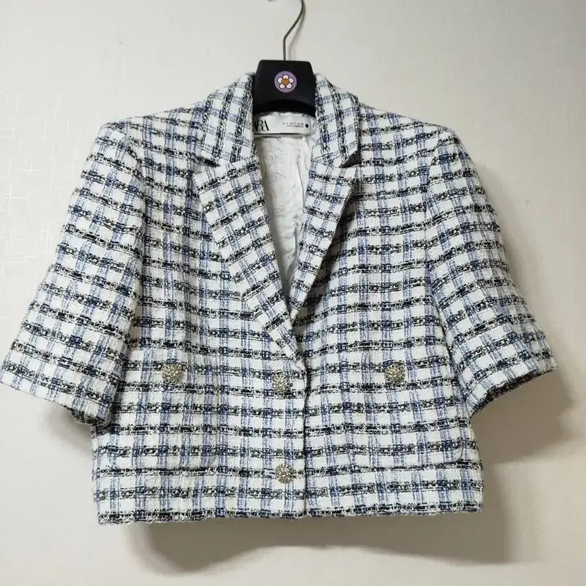 [SOLD OUT] 자라 반팔 트위드 자켓