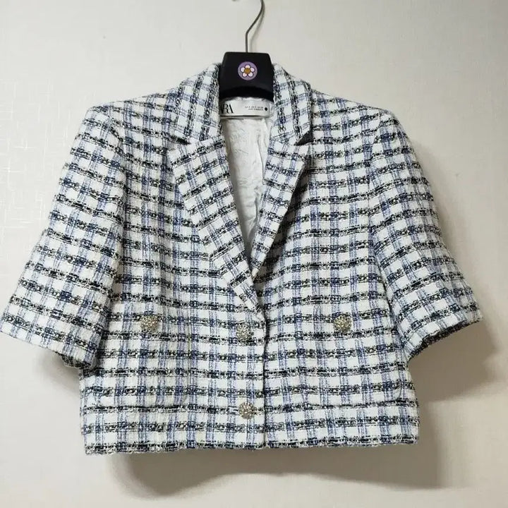 [SOLD OUT] 자라 반팔 트위드 자켓