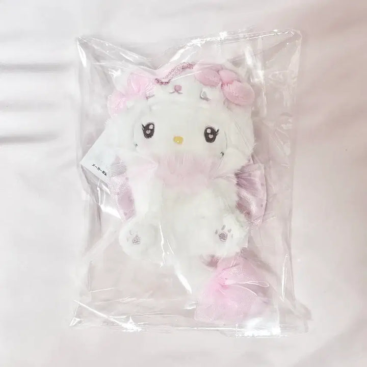 [BUNJANG] Sanrio Hello Kitty Milky Neko Cat Series Mascot Plush Keyring / 산리오 헬로키티 밀키네코 고양이 시리즈 누이 봉제인형 키링 마스코트