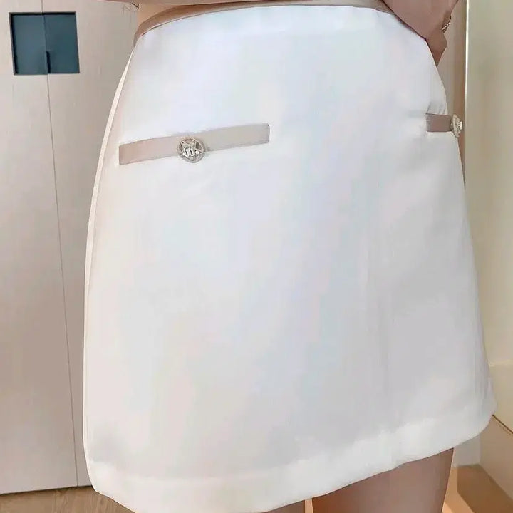[SOLD OUT] 수입의류 로썸제이 실크새틴치마