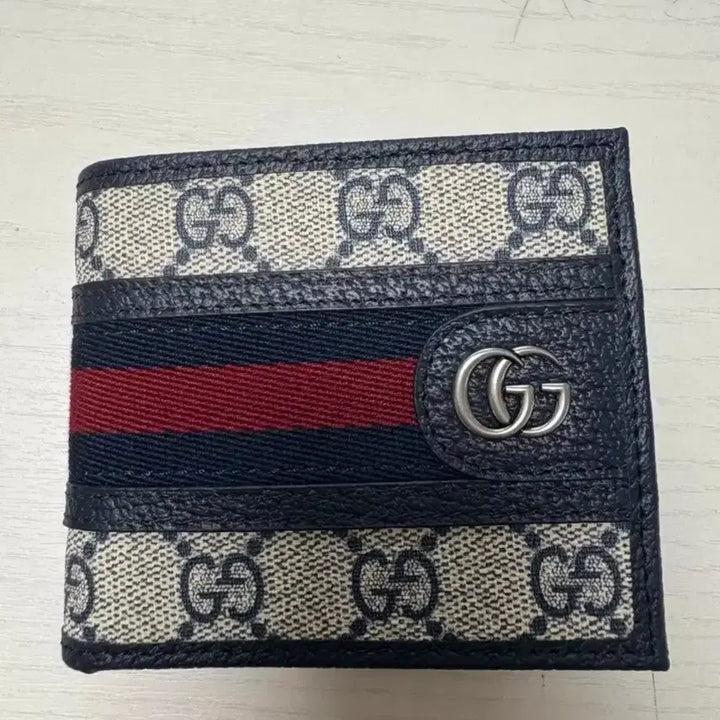 [BUNJANG] Gucci Ophidia GG Coin Wallet Beige Blue Supreme / 구찌 오피디아 GG 코인 지갑 베이지 블루 슈프림 판매/교신