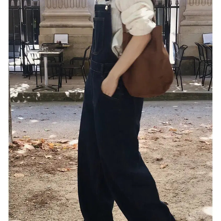 [SOLD OUT] 슬로우앤드 데일리 클래식 오버롤 데님 팬츠 멜빵