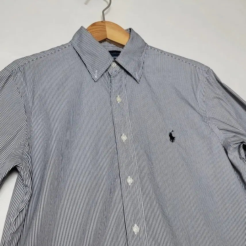 [BUNJANG] Ralph Lauren Striped Classic Fit Polo Shirt / S 폴로 셔츠 블랙 스트라이프 클래식핏 랄프로렌